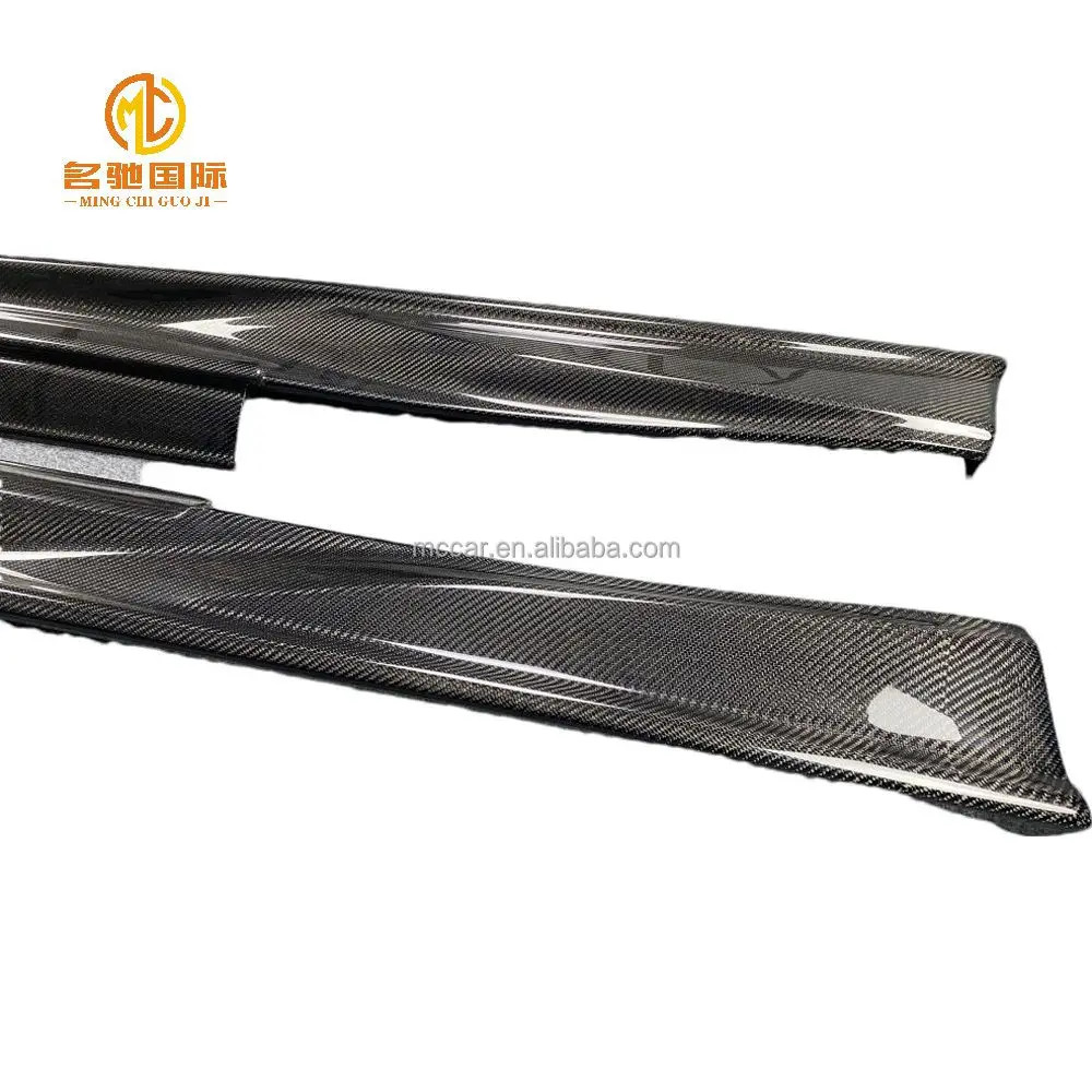 الأكثر مبيعًا لنيسان GTR GTR35 التنانير الجانبية ألياف الكربون TS نمط سيارة التنانير الجانبية الوفير