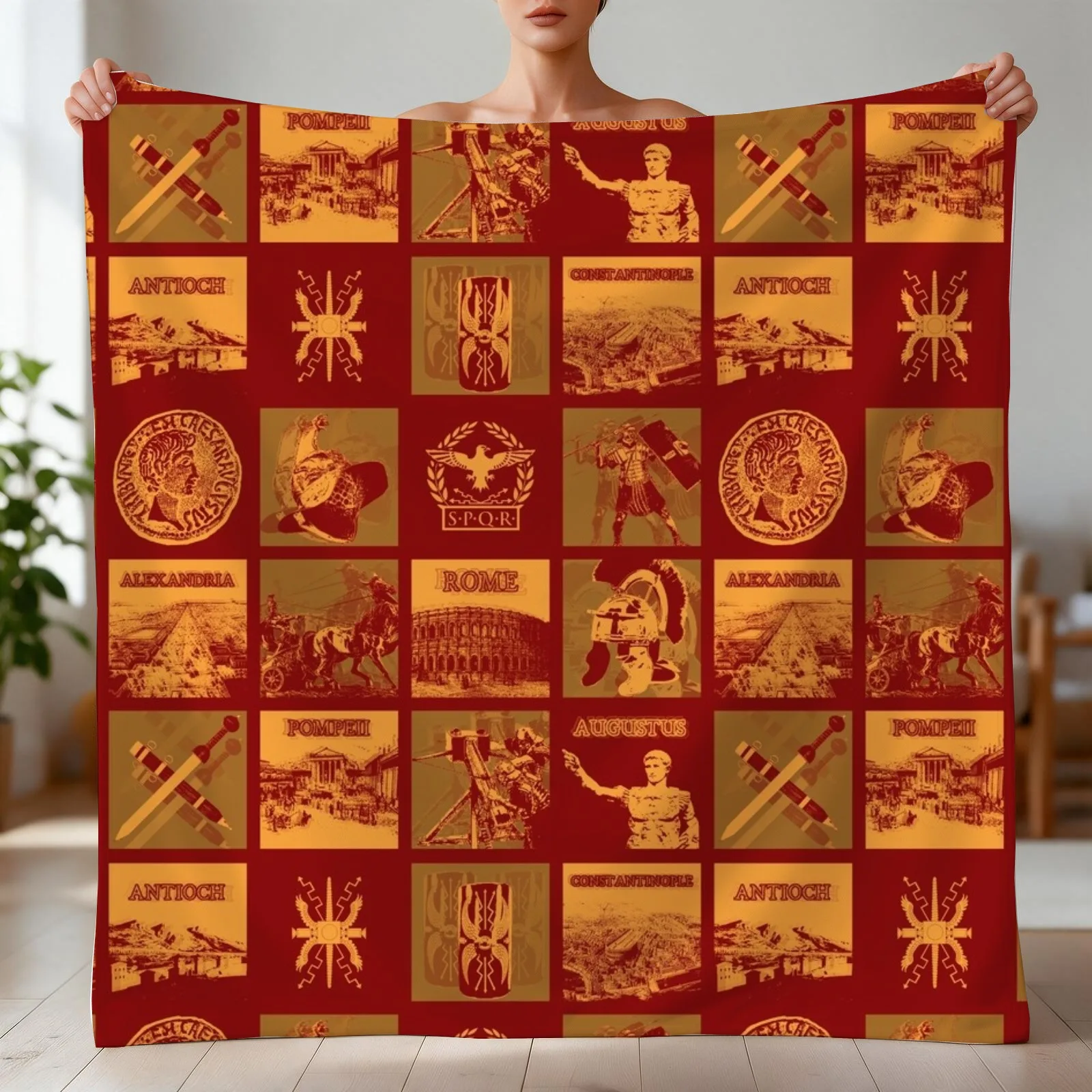 Roman Empire collage Throw Blanket Summer Beddings for sofa Summer Blankets
