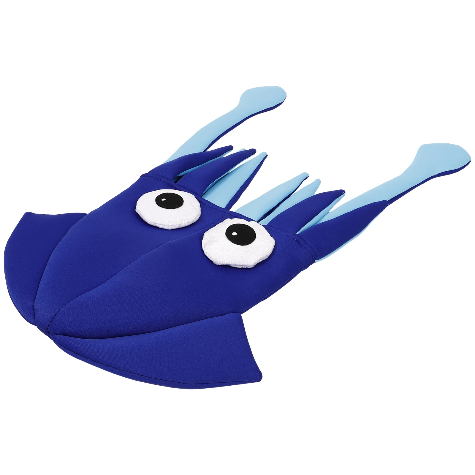 Sombrero de calamar divertido novedad pulpo Animal gorra tela disfraz accesorio fiesta dibujos animados