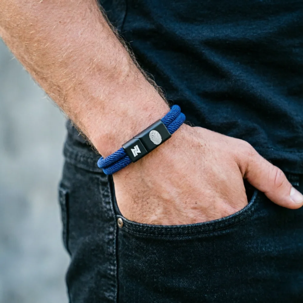 Fingerprint Symbol Men Cord Br - Street Fashion In Milan review and price