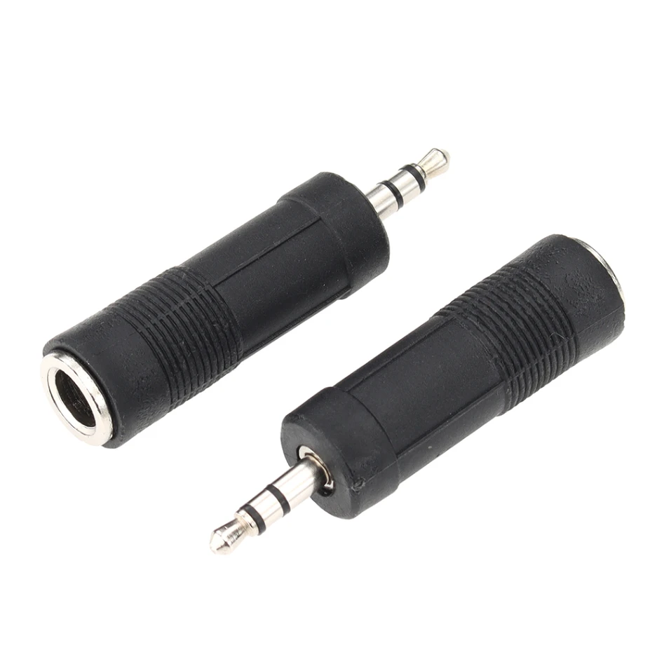 Jack Aux Converter 3.5mm Male to 6.5mm Female Socket Audio Headphone Adapter Connector