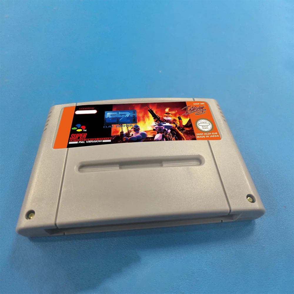 Clay Fighter 2 - Gioco d'azione Clay Judgment per console SNES Cartuccia a 16 bit Versione USA NTSC Spedizione veloce