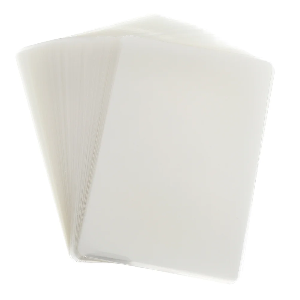 100 Pcs Photo Thermoplastic Film Waterproof Clear Protective Sealing Protection Transparent