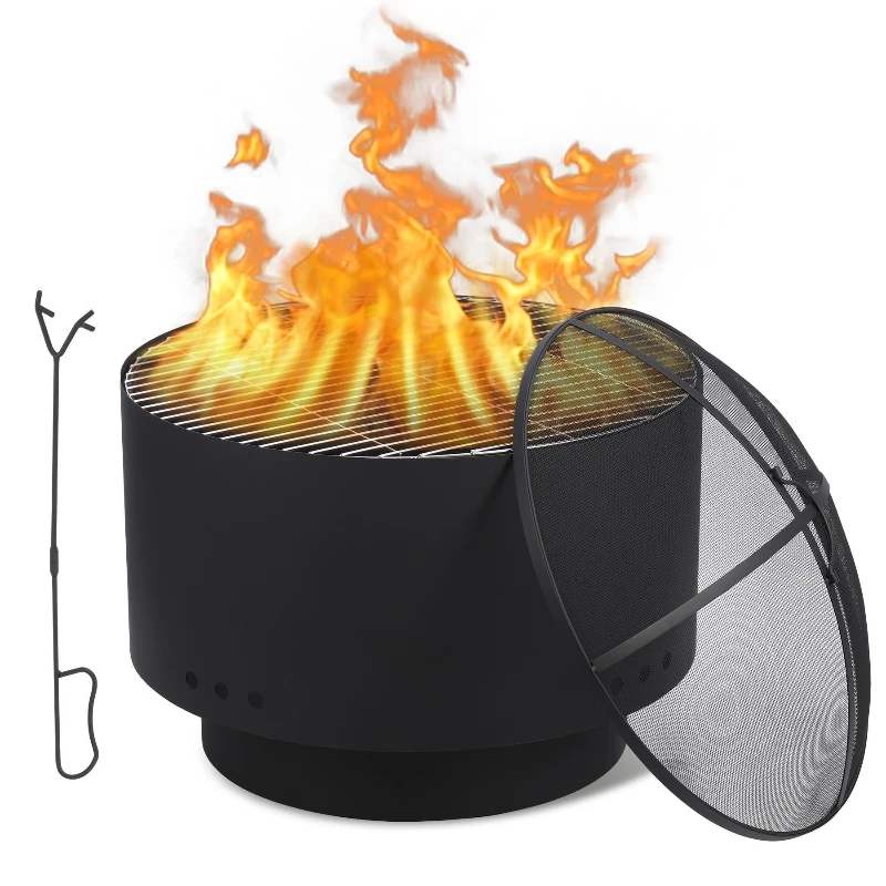 

Yard firewood stove Outdoor firewood stove Yard portable stove Outdoor smoke-free