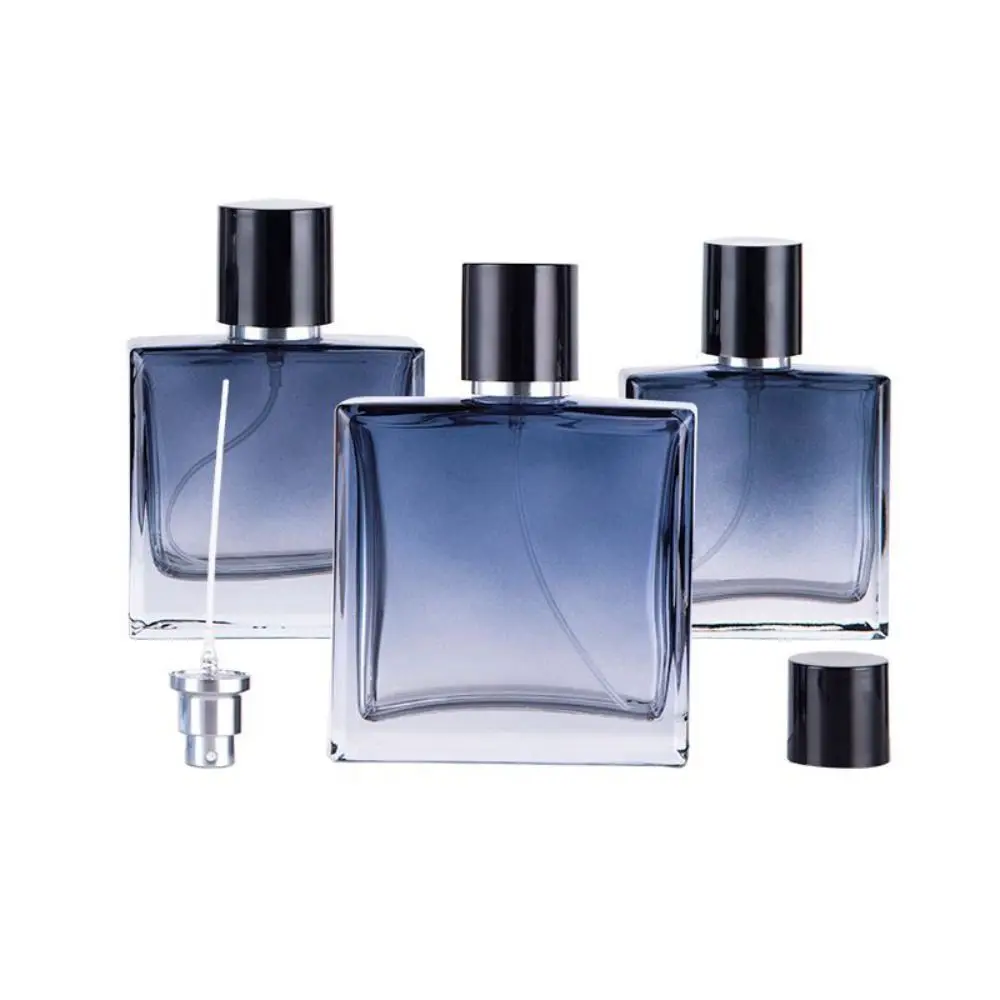 

Portable Large Capacity Square Bottle Empty Bottle Liquid Container Glass Atomizer Moisturizer 30/50/100ml Dispenser Travel