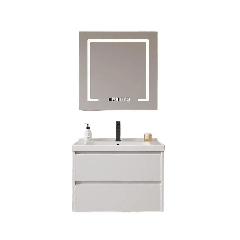 Washbasin integrated basin bathroom washbasin cabinet combination solid wood bathroom cabinet