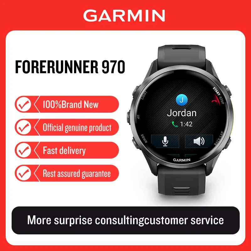 Garmin Forerunner 970 러닝, 마라톤, 사이클링용 야외 스포츠 시계 스마트워치 Garmin Forerunner 970 러닝, 마라톤, 사이클링용 야외 스포츠 시계 스마트워치