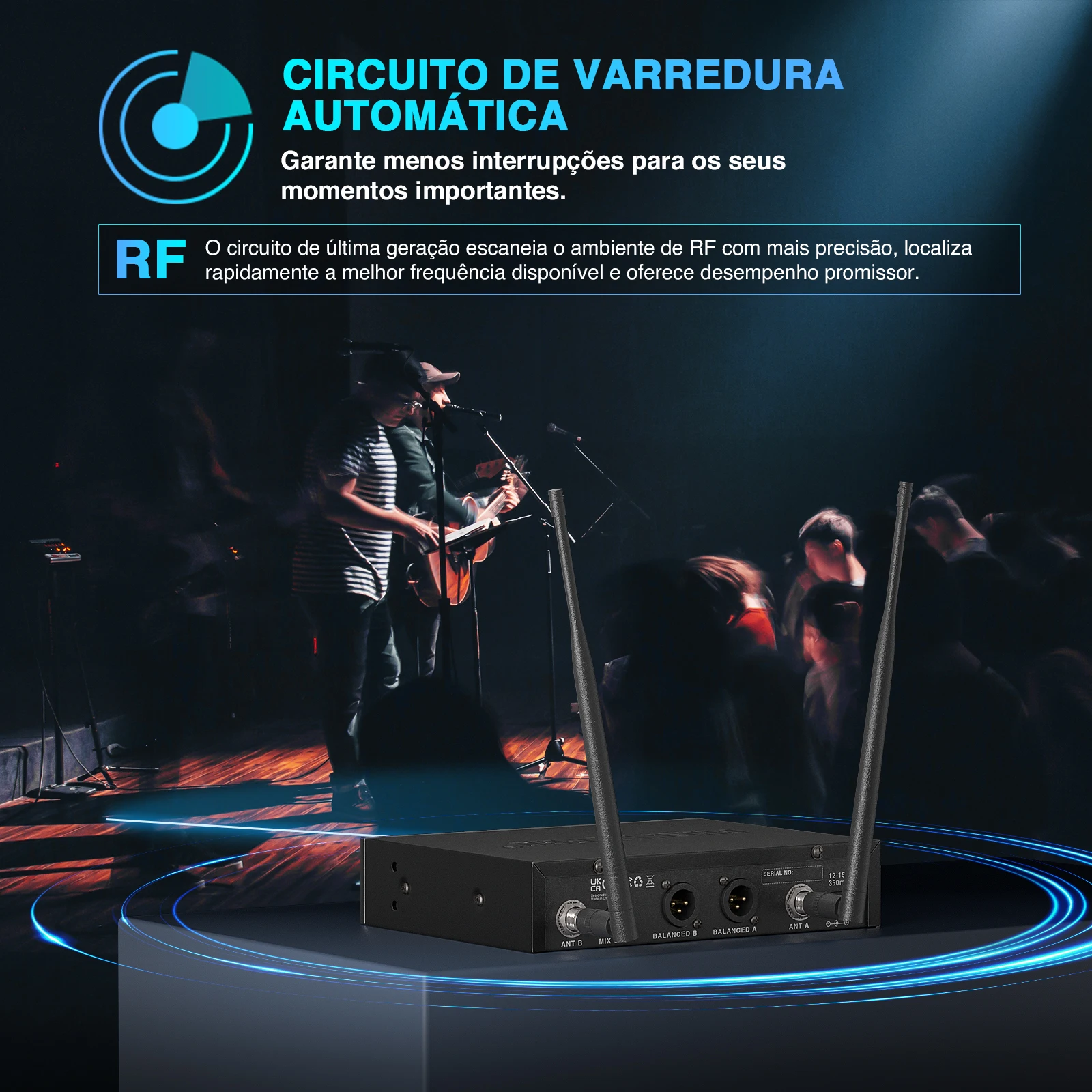 Phenyx Pro UHF двойная беспроводная микрофонная система профессиональная регулируемая прочная металлическая конструкция 100 м для церковного, пения, караоке