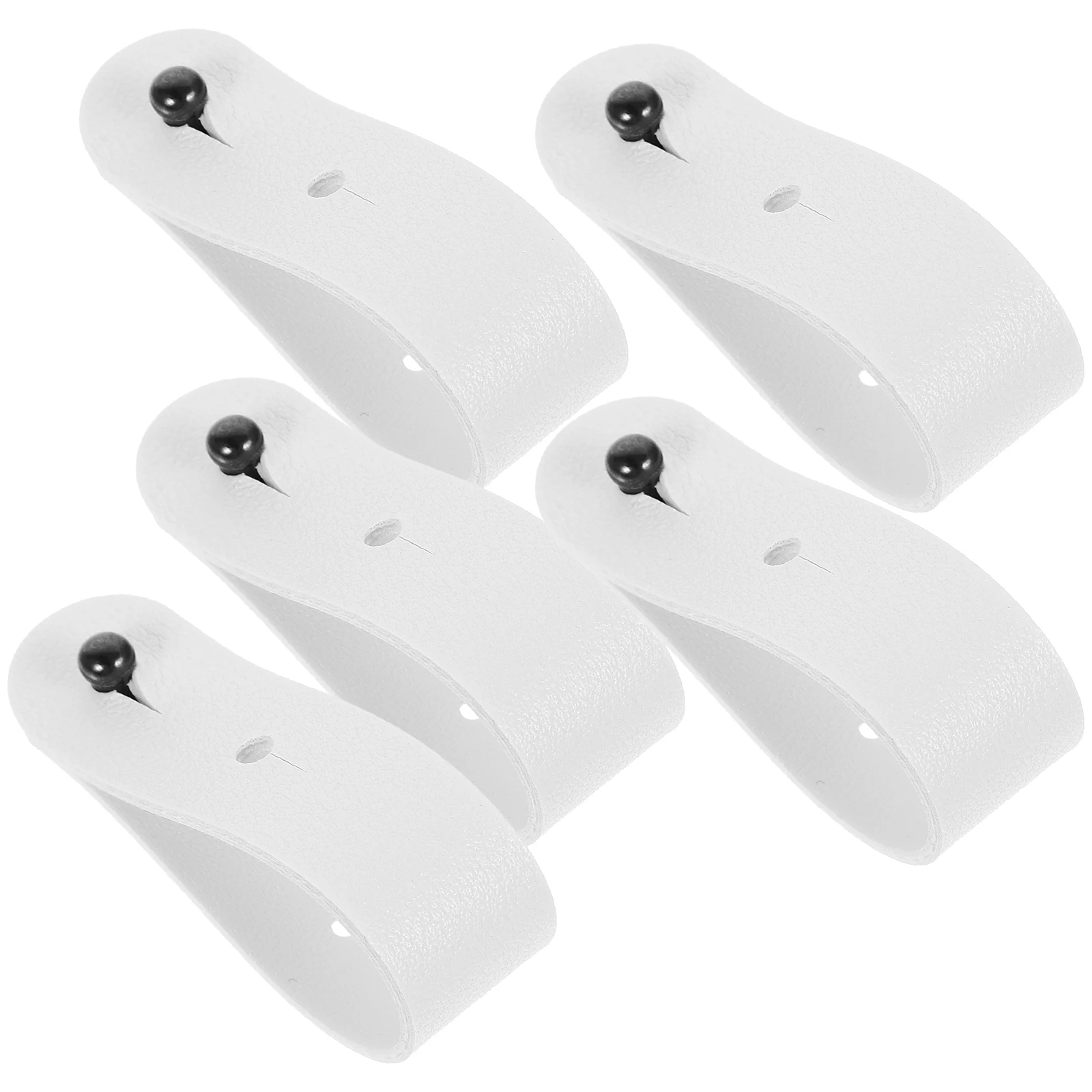 

5pcs Cord Organizer 16x115mm White Reusable Cable Ties Wire Management Stocking Stuffers for Men Headphone