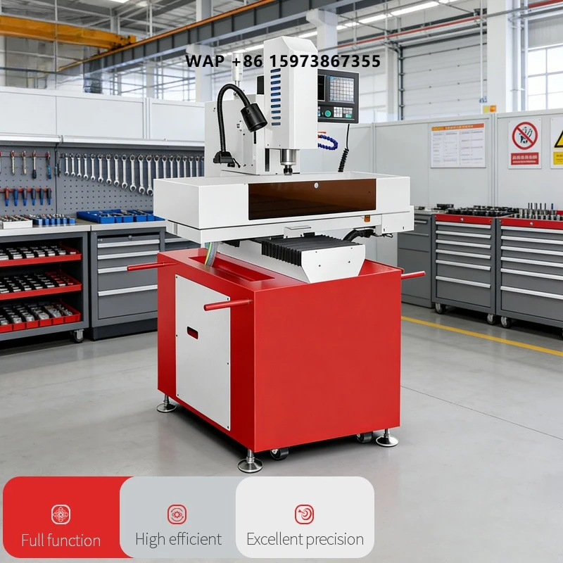 Small Dual Workstation Aluminum Copper Continuous Processing CNC Drilling Machine 220V Multifunctional 1 Year Warranty