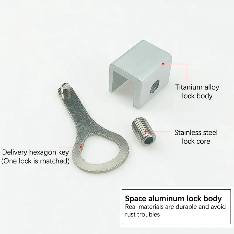 1PC Child Protection Baby Safety Adjustable Sliding Window Locks Stop Aluminum Alloy Security Lock With Keys Safety Window Lock