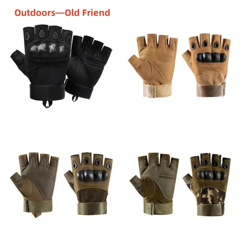 

1 Pair New Half Finger Cycling Gloves Outdoor Men Gloves Women Sports Shooting Hunting Motorcycle Bike Glove Accessories