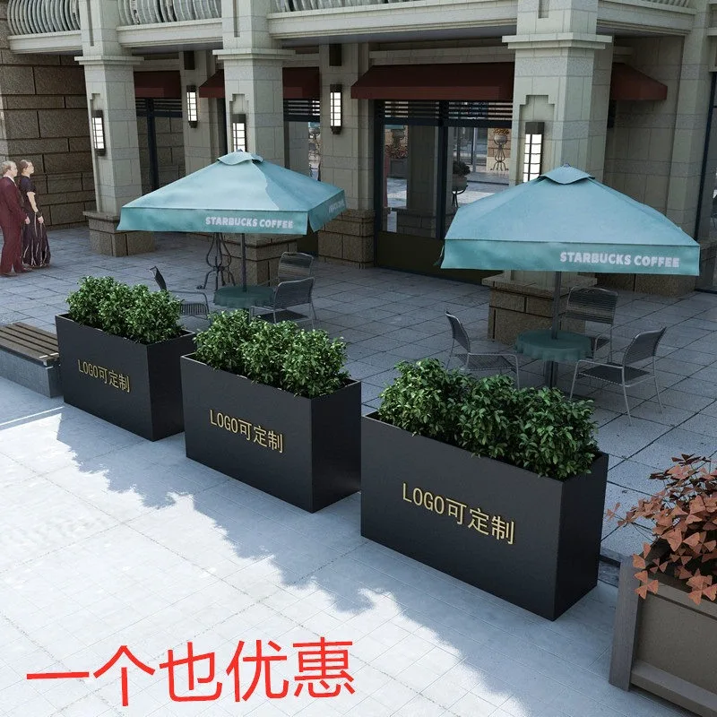outdoor-flower-box-outer-pendulum-commercial-street-sales-department-square-partition-rectangular-flower-pot-flower-shelf