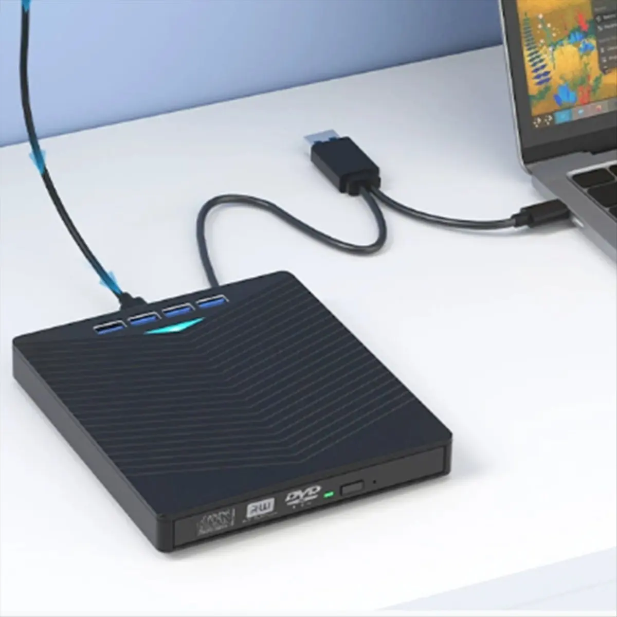 A86G NEW External Blu-Ray Drive Read/Write Compatible Blu-Ray Burner DVD Burner Blu-Ray Player