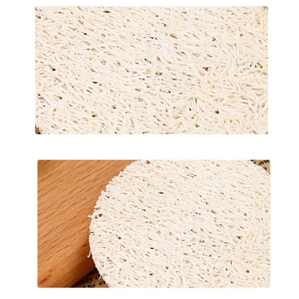 

5 Pcs Natural Loofah Shower Sponge Skin Scrub Pads Bath Cleansing Removes Oil Promotes Metabolism Non Machine Washable