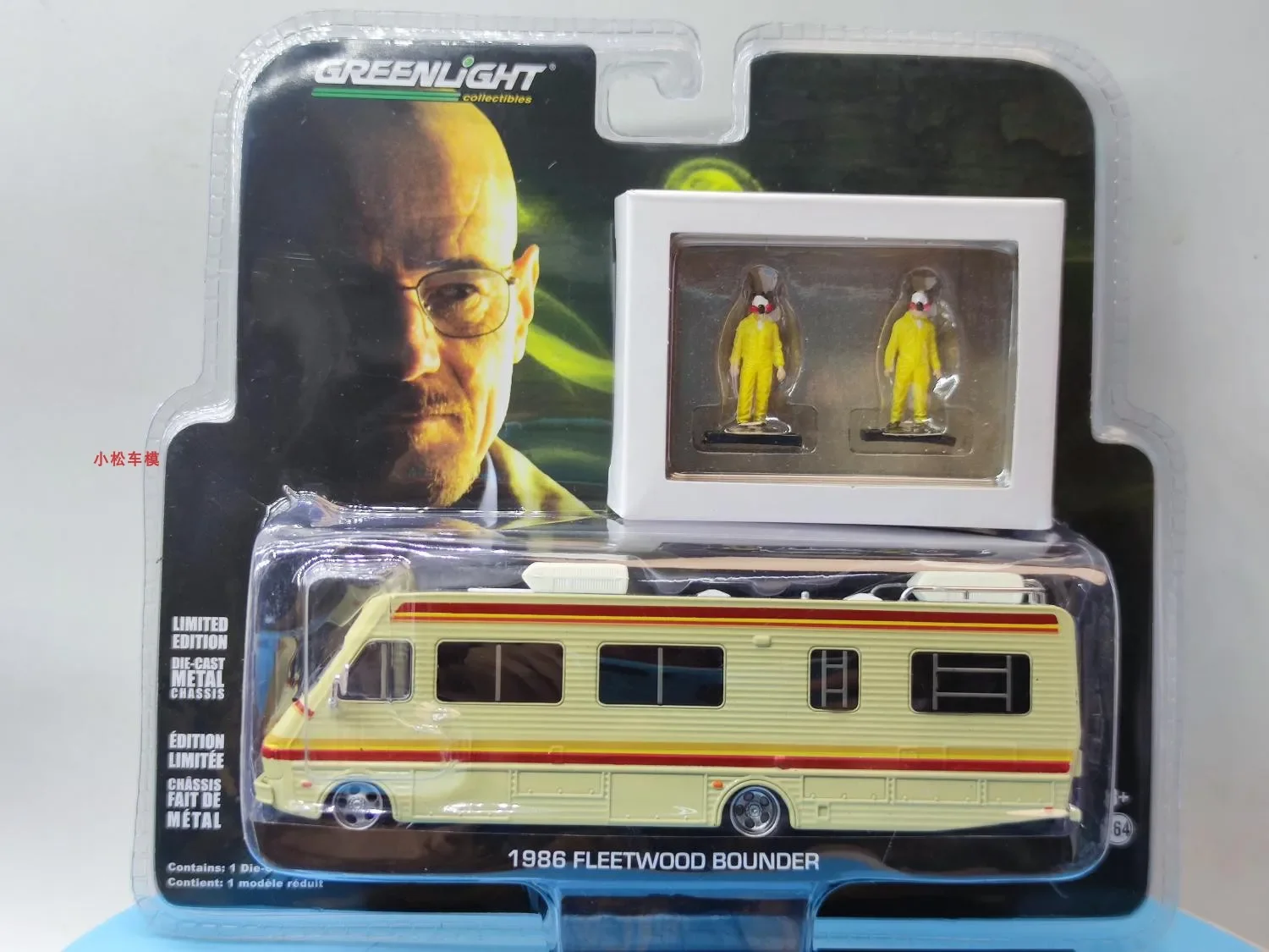 1:64 1986 Fleetwood Bounder Dodelijke Gif Master Bus Legering Auto Model Verzamelbaar Speelgoed Cadeau Souvenir Display Ornament W1022