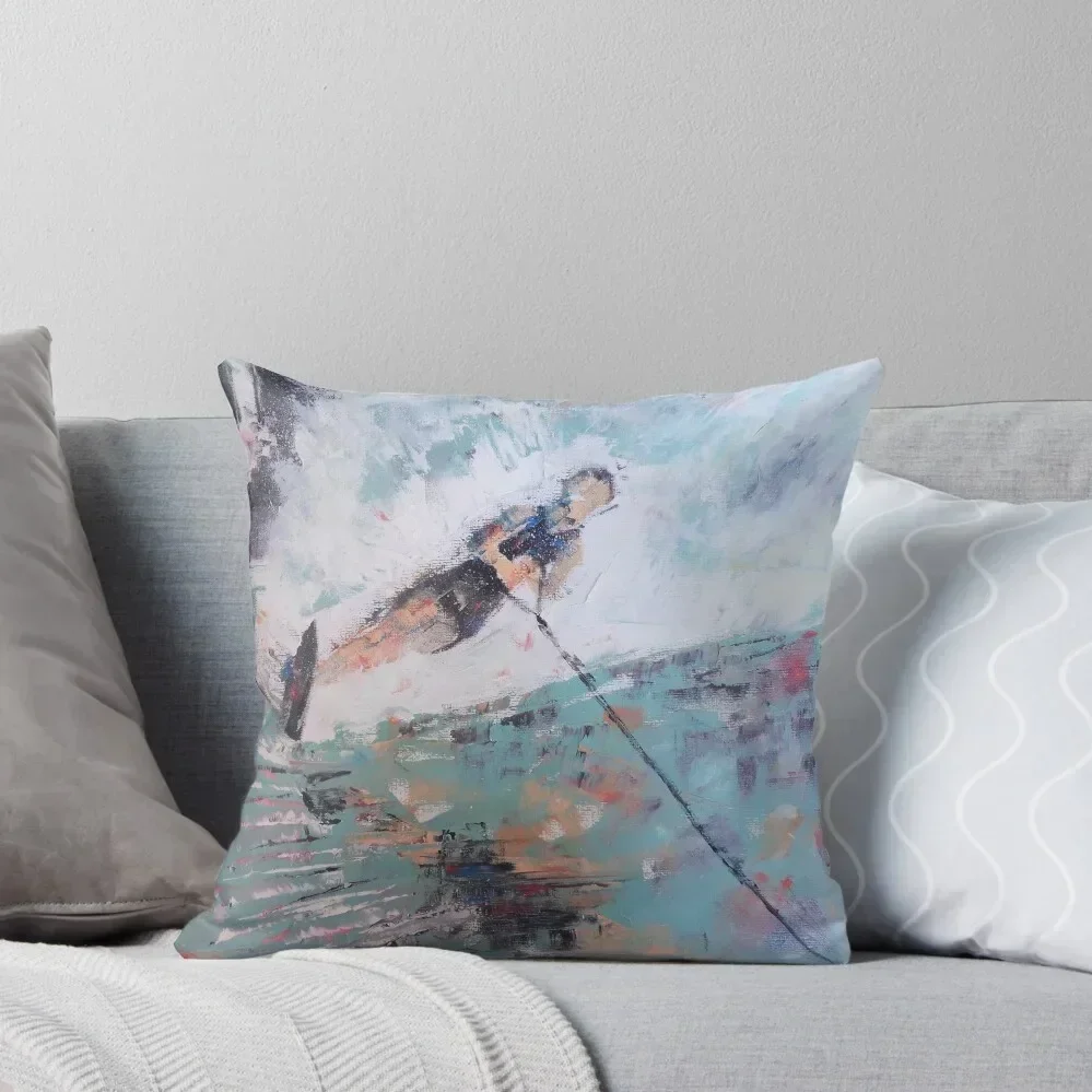 

Water Skier Throw Pillow bed pillows Pillow Cover pillow