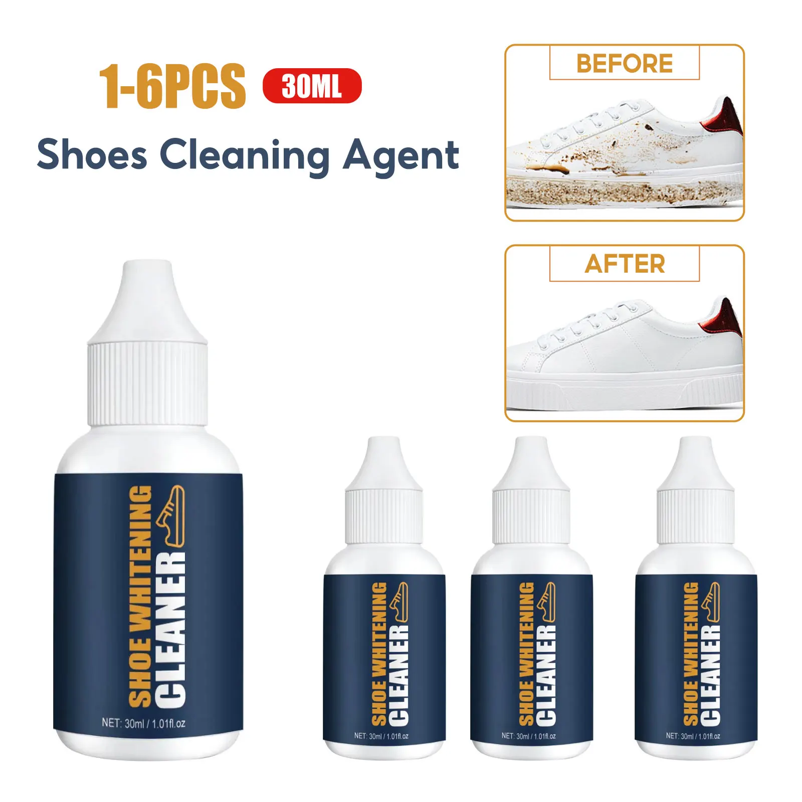 

Shoes Cleaning Liquid Whitening Polish Shoes Stain Sneaker Cleansing Whitener Yellow Edge Brightening Sport Shoes Cleaning Gel