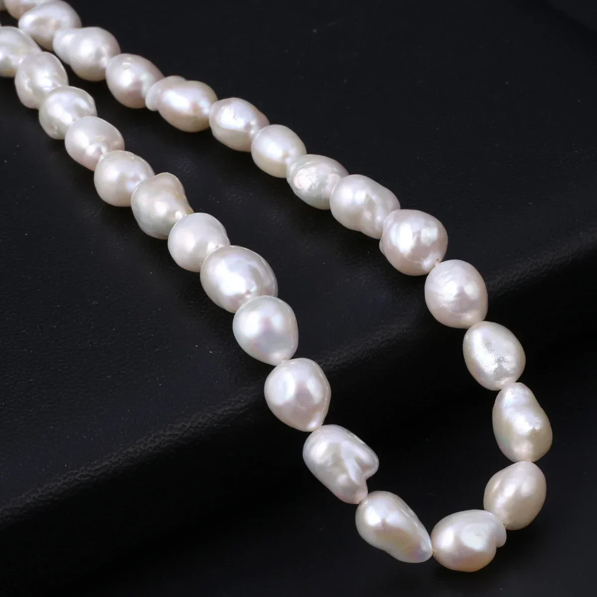 Natural Freshwater Pearl Baroque Beads White Irregular Drop Loose Beaded for Jewelry Making DIY Bracelet Necklace Accessories
