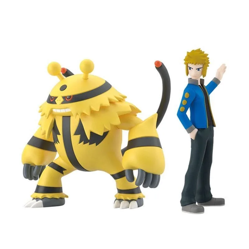متوفر في المخزون بوكيمون عمل الشكل Ectoplasma Electabuzz عالم النسبات أنيمي نموذج سطح المكتب زخرفة ألعاب أطفال الهدايا