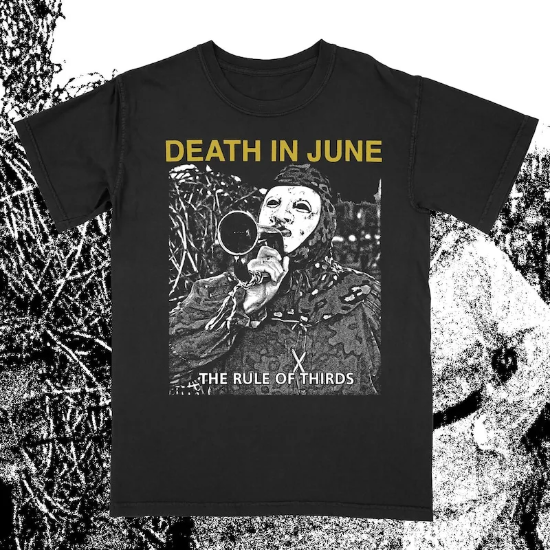 Death in June DI6 Rule Of Thirds cotton tee black short sleeve