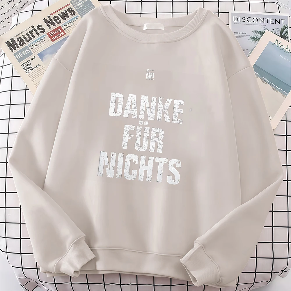 Gracias por nada sudaderas con capucha estampadas banda de Heavy Metal Bohse Onkelz mujeres hombres ropa de calle pulóver sudaderas con capucha Harajuku chándal 2026