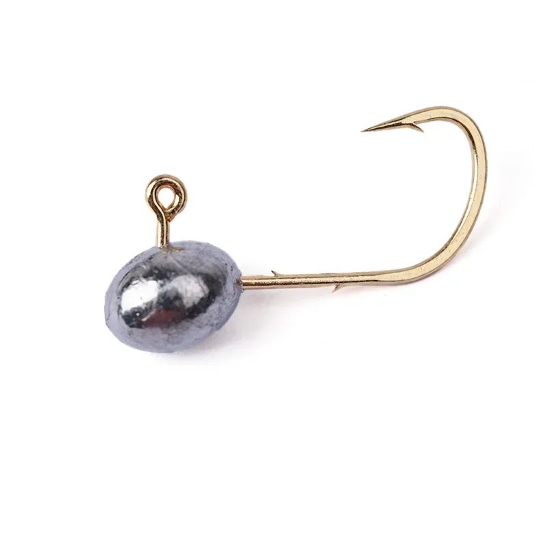 10pcs Mini Jig Head Hook Rockfish Exposed Lead Head Hook Barbed Hook Trout Soft Worm Lure Jig Fishing Hook Fishing Tackle image 6