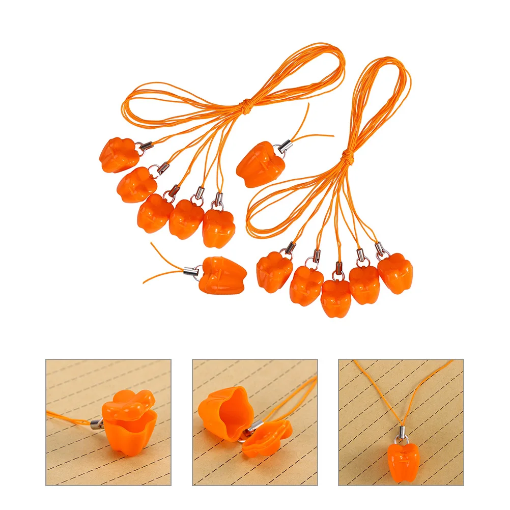 

12 Pcs Tooth Holder Deciduous Storage Box Boxes Teeth Orange Plastic Milk Case
