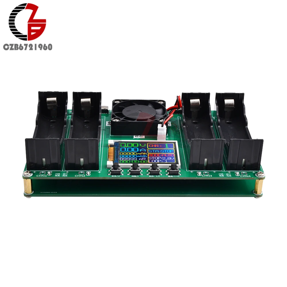 18650 Lithium Battery Capacity Tester Automatic Internal Resistance Tester Battery Power Detector Module Dual Type-C Interface