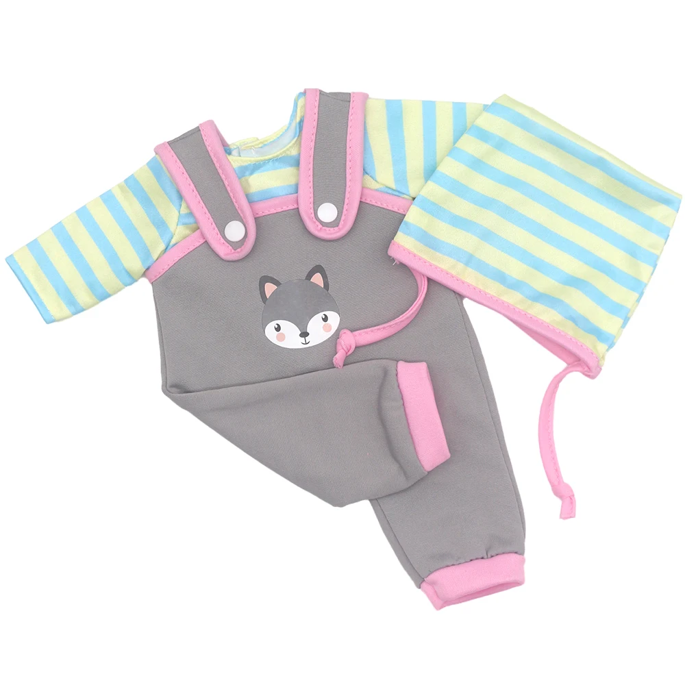 Puppenkleidung für 43 cm geborene Babypuppe, 13–18 Zoll, Neugeborene Puppe, niedliche Pullover, Strampler, Anzug, Puppenzubehör, Festival, Geburtstagsgeschenk – Detail 23