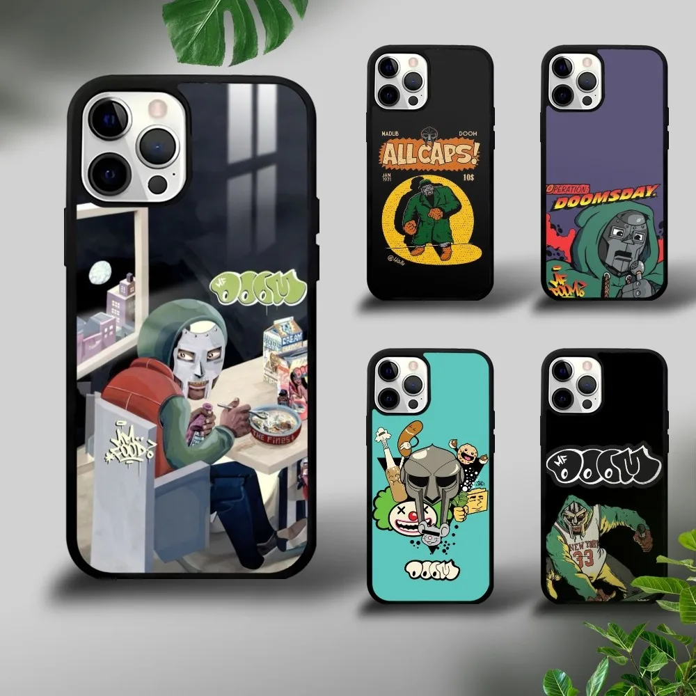 

M-MF-D-DOOM Rapper Phone Case For iPhone 16 15 14 13 12 11 Pro Xs Max Mini Plus Celulares Hard Funda Dropshipping