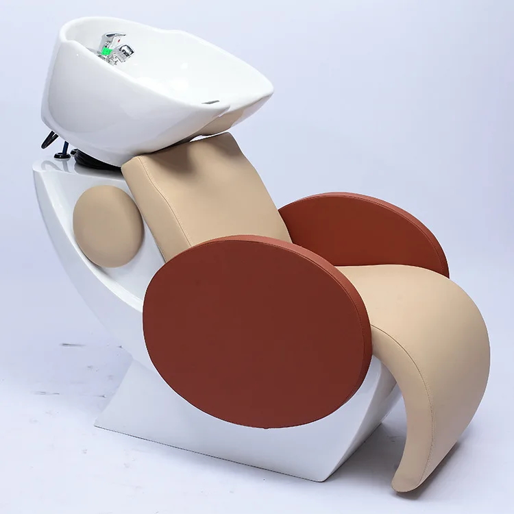

Barber shop semi-reclining shampoo bed Barber shop special flushing bed head treatment shampoo bed