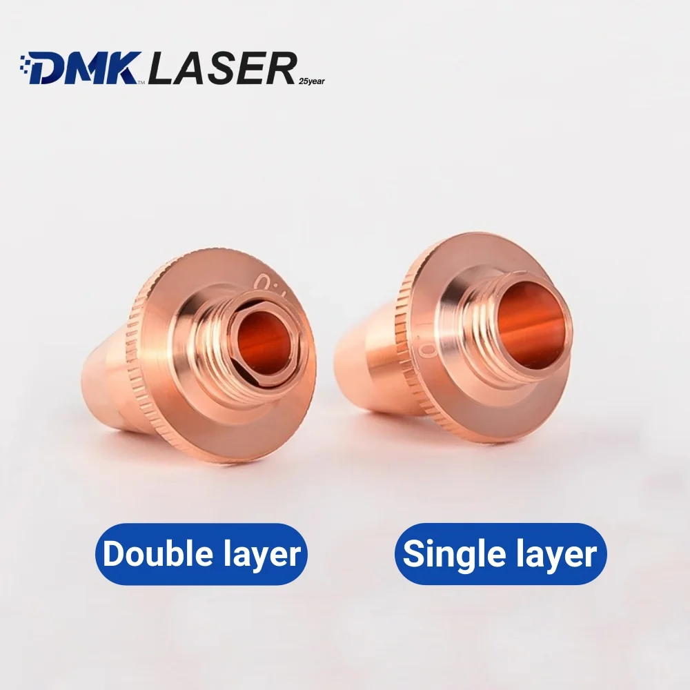 DMK Ospri FSN13-A/FSN13-B D15 M8 H19 fiber laser Cutting nozzles Pure Copper nozzles single/double For OSPRI Pipe Cutter Head