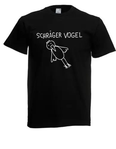 Herren T-Shirt l Schräger Vogel l Größe bis 5XL