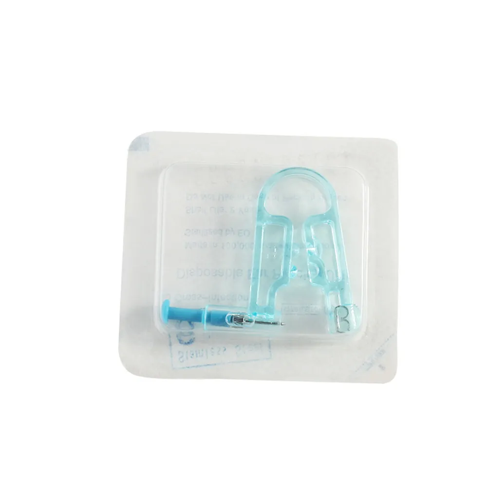 

5Pcs Disposable Sterile Ear Piercing Tool Self-Destructing Safety Earring Nail Kit for Professional Home Use No Pain Accurate