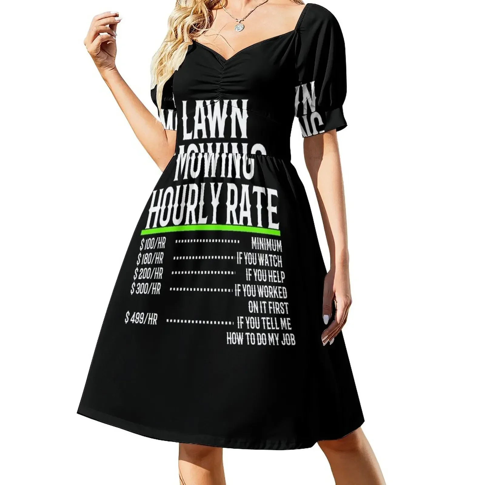 Lawn Mowing Hourly Rate Sleeveless Dress Long dress elegant and pretty women's dresses Dress