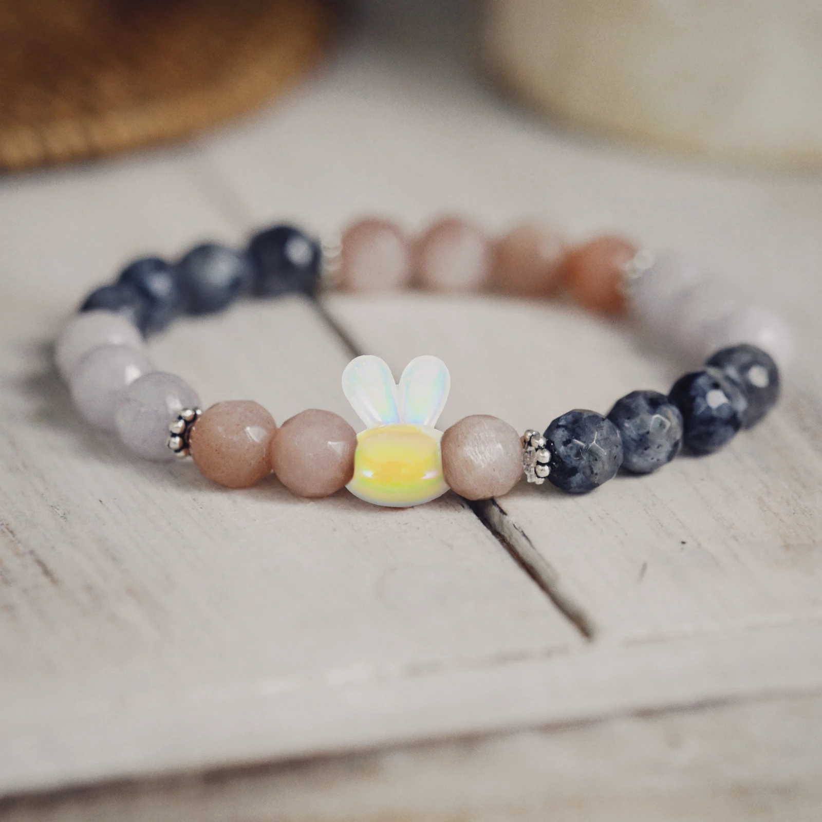 

100 шт., акриловые бусины в виде кролика, ювелирные изделия «сделай сам», аксессуары для ожерелья, браслета, резинки для волос, принадлежности для изготовления акриловых бусин в виде кролика