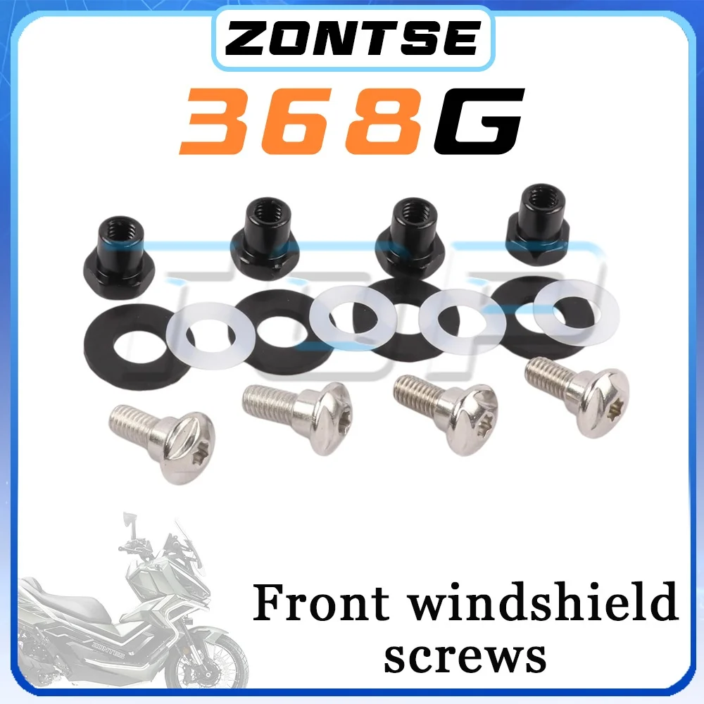 Windshield fixing screws nuts washers ZONTES 368G front windshield screws 368g