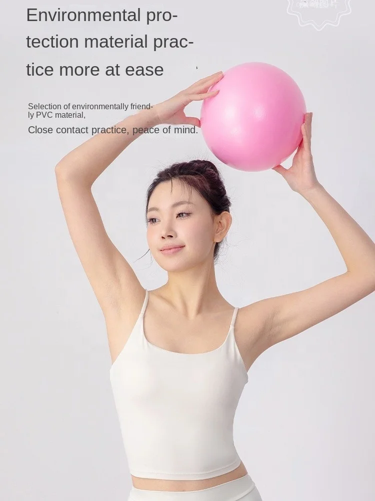 Yoga Exercise Eco Friendly PVC 25cm Custom Women's Round Pilates Gym Fitness Stability Ballpromote sales