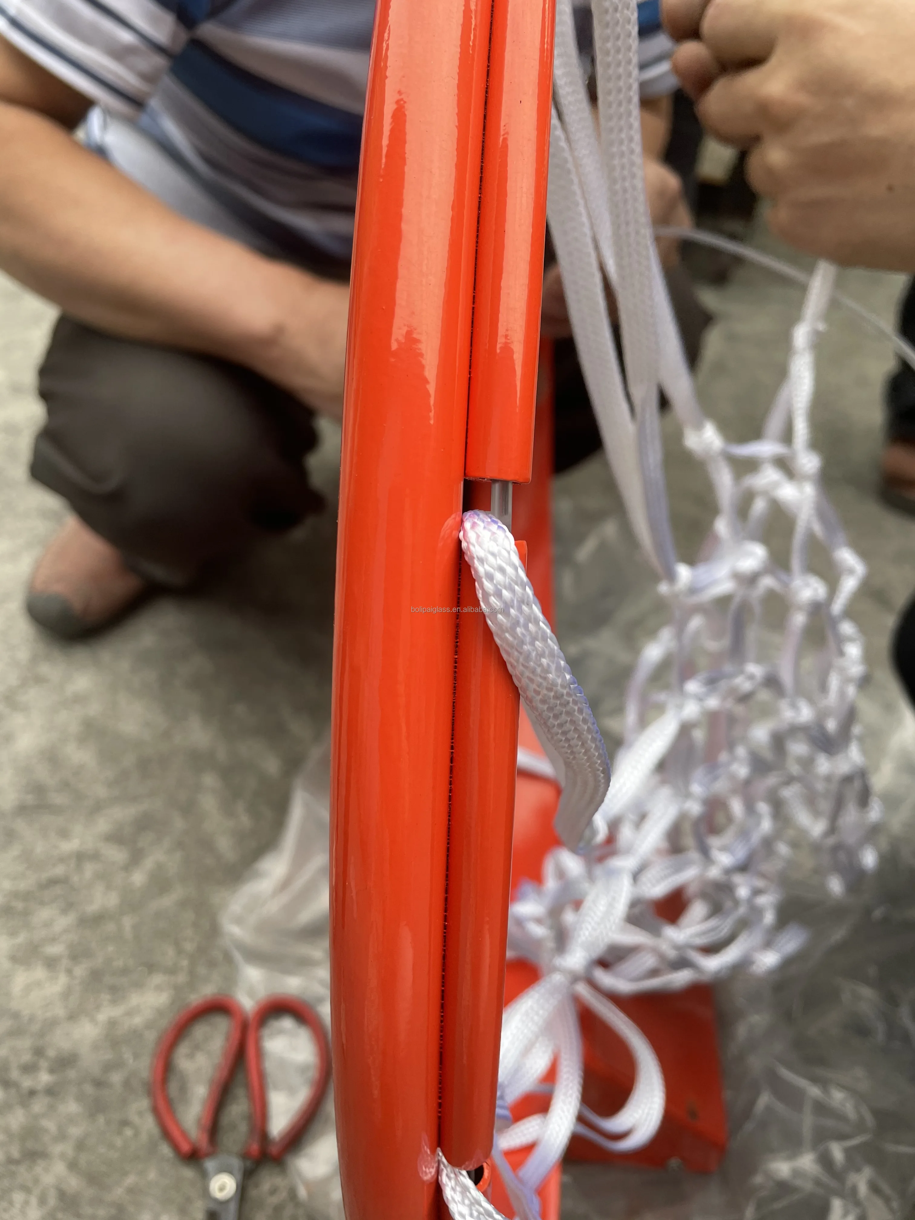 Suporte de basquete de basquete forte aro de basquete de três molas aro breakawy