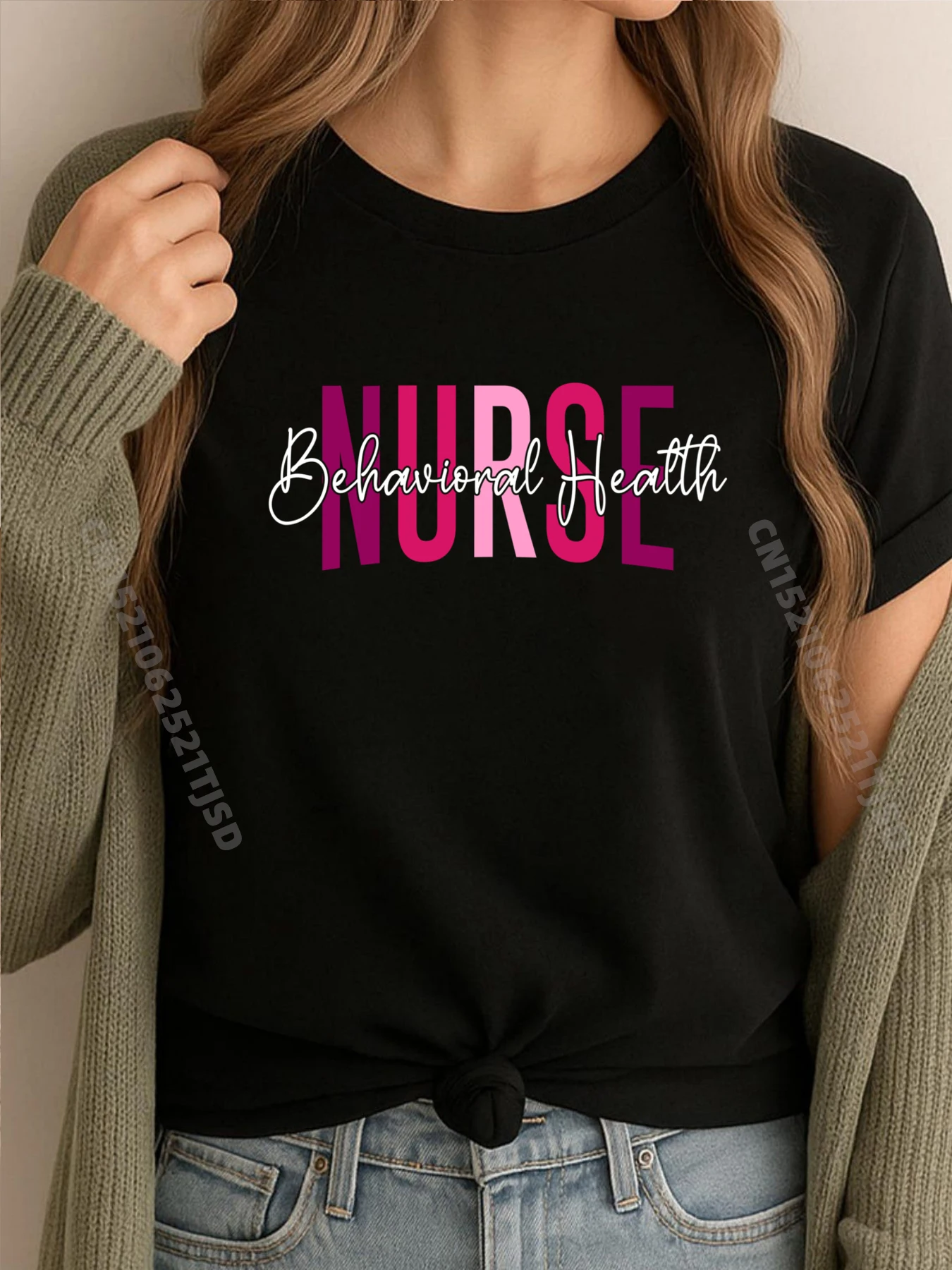 

Behavioral Health Nurse Mental Health Psychiatric Nurse 3d Printed T Shirts Breathable Streetwear Hip Hop