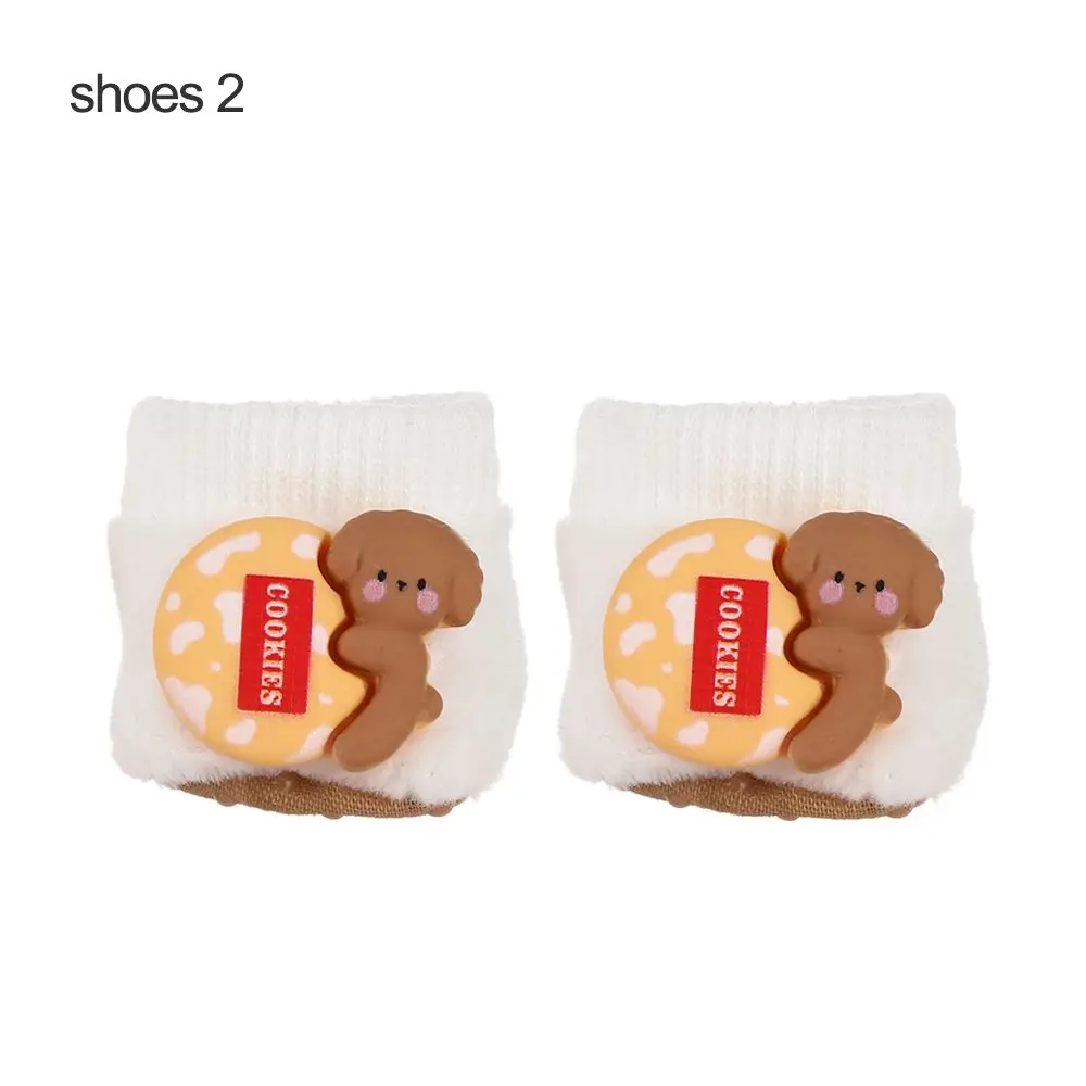 

Changing Dressing Game Dolls Accessories Playing House Cartoon Plush Shoes Suspender Pants Doll Clothes Mini Animal Hoodies