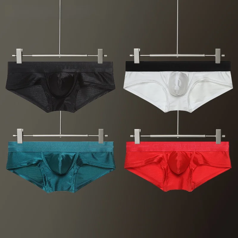 

G-Station Smooth Breathable Low Waist Metal ine Men's Boxer orts Spor Sexy Low Rise Underwear Qui Dry Nylon Color
