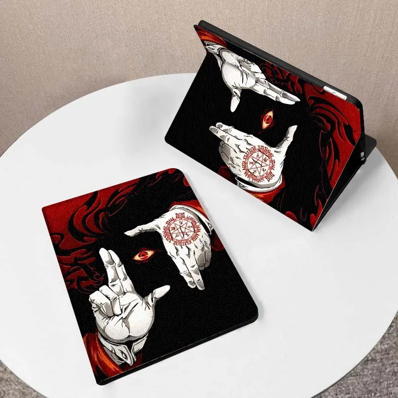 حافظة كمبيوتر لوحي رائعة من Dark Anime Hellsing لهاتف OPPO Pad 2 3 4 11 SE X Air 2 Neo Pro 12.1 10.36 11 11.4 13.2 بوصة