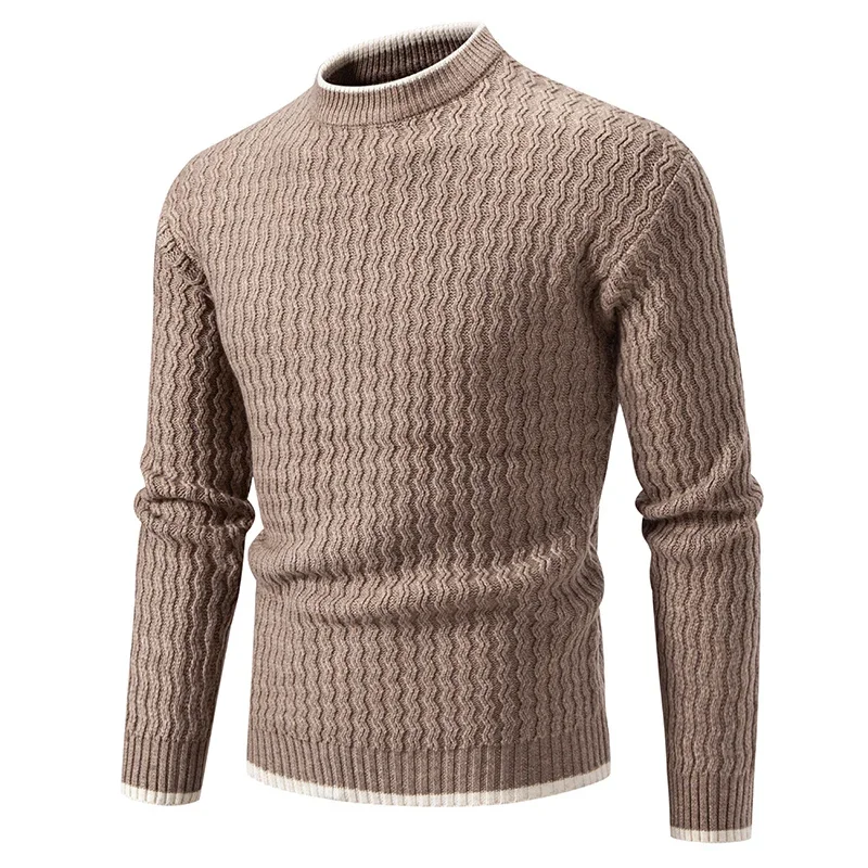 High Quality Men's New Autumn and Winter Casual Warm  Sweater Knit Christmas CelebrationTrends Tops