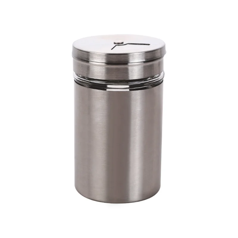 Stainless Steel Sealed Storage Jar, Portable Airtight Food Storage Container Canister for Coffee Beans Flour Cereal Sugar