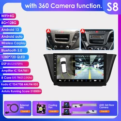 For Iveco Daily 2013 2014 2015 2016-2021 2din Auto radio Android 12 multimedia Video player rds dsp 4G WIFI Carplay QLED Screen