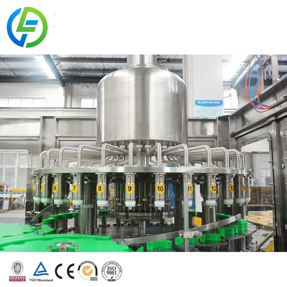 Automatic Mini Juice Filling Machine with 1ml Precision Motor-Driven PLC Control 16000bph Capacity