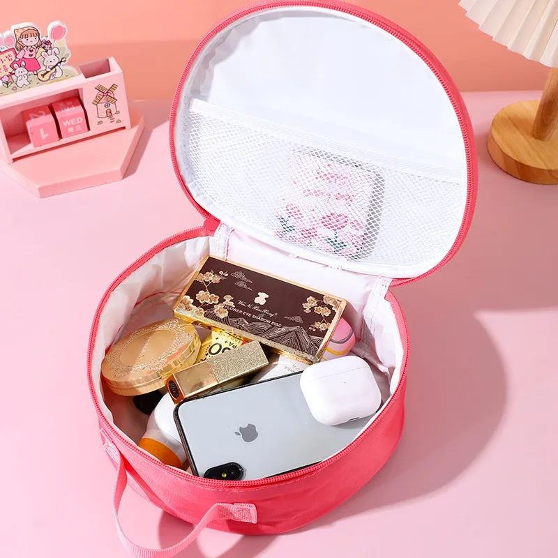 Cute Japanese Style Cartoon Loopy Beaver Makeup Bag Large Capacity Cosmetic Storage Bag Waterproof Wash Bag for Girls