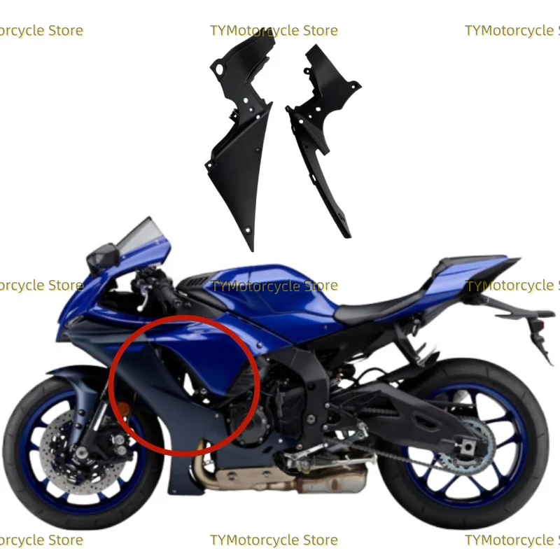 

Большая сумка для мотоцикла, левый и правый, черный обтекатель внутренних деталей, подходит для YAMAHA YZF R1 YZF R1M YZF-R1 YZF-R1M YZFR1 2020-2023